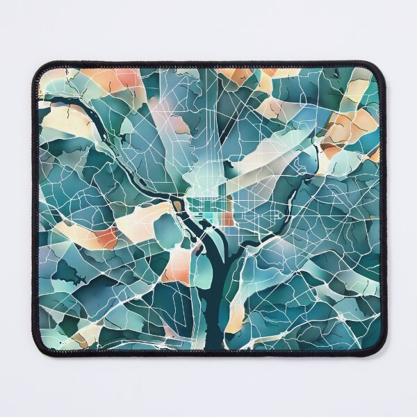 Item preview, Washington DC City Map - Lush Green designed and sold by StylishStacks.