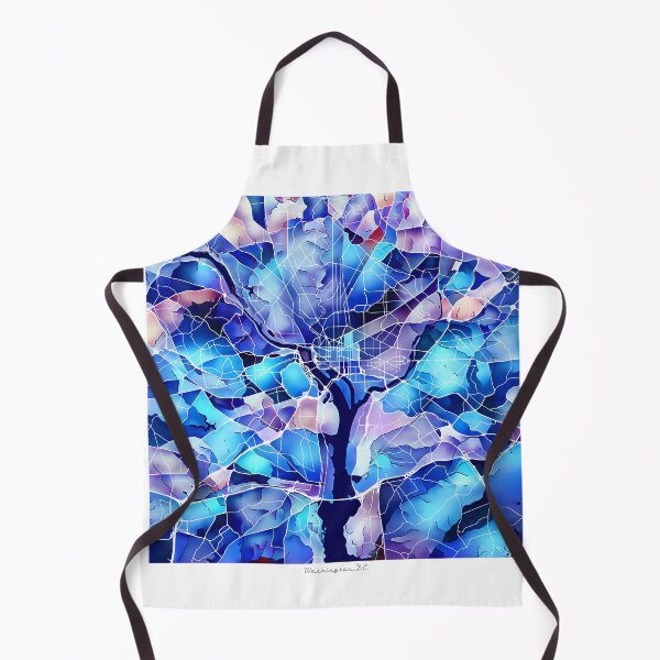 Item preview, Washington DC City Map - Marine Blue designed and sold by StylishStacks.