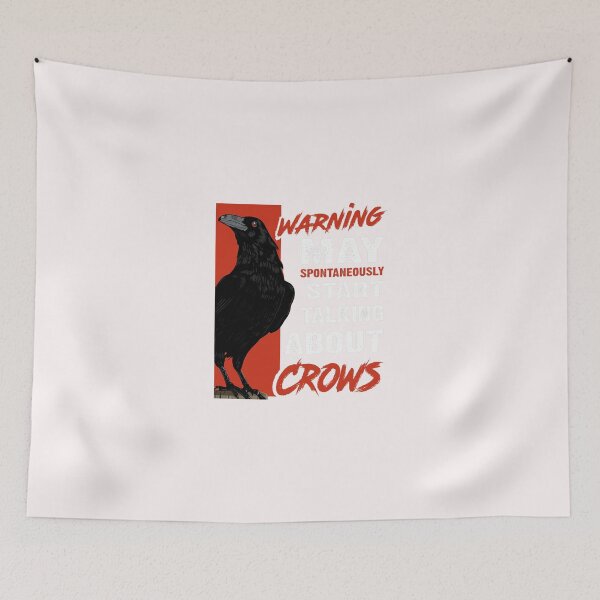 Item preview, Crow Enthusiast Alert Humorous Raven designed and sold by Hudoges.