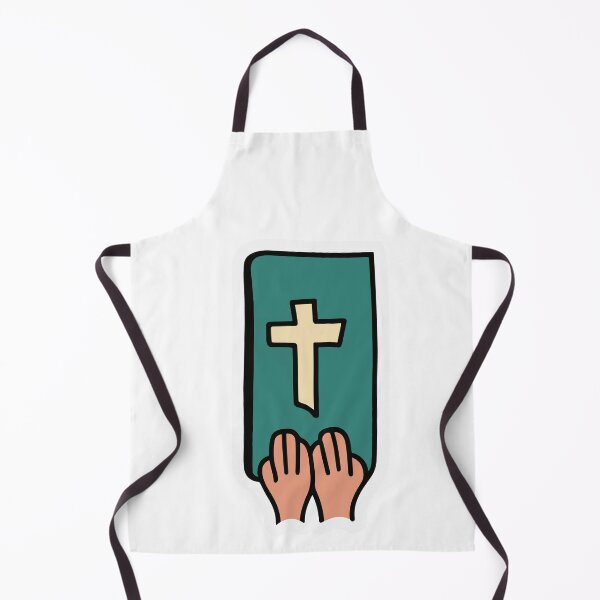 Item preview, Reverent Clasped Hands Over Scripture Illustration designed and sold by NiftyWrx.