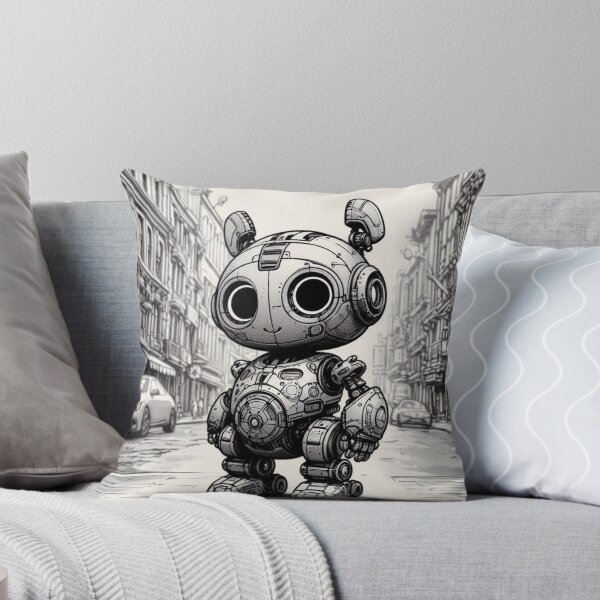 Item preview, Robot in city designed and sold by SkyShipDelivery.