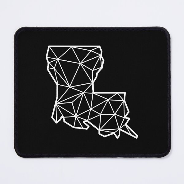 Item preview, Geometric Louisiana State Design - White Lines designed and sold by anne-dromeda.