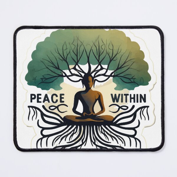 Item preview, Serene Buddha Under Bodhi Tree - Peace Within designed and sold by NiftyWrx.