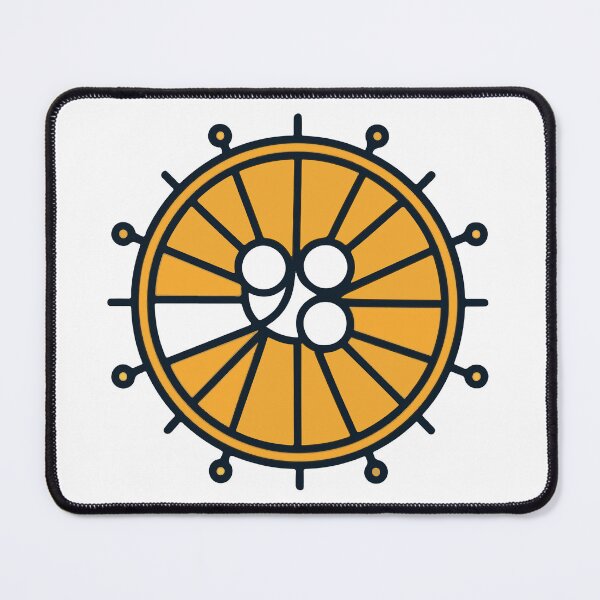 Item preview, Minimalistic Dharma Wheel - Eightfold Path Symbol designed and sold by NiftyWrx.