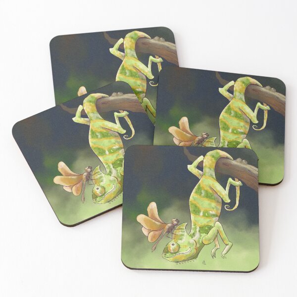 Item preview, Chameleon with Dragonfly designed and sold by princesspjs.