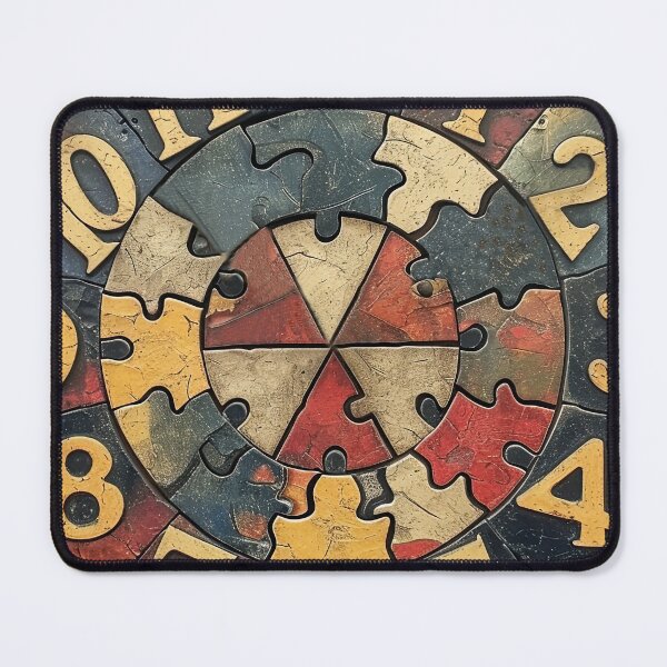 Item preview, Jigsaw Puzzle design Wall Clock 6 designed and sold by Charlies-Artbox.