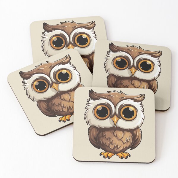Item preview, Cute Cartoon Owl designed and sold by Kitty Nut House.
