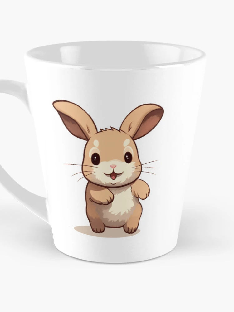 Thumbnail 3 of 4, Coffee Mug, Happy Rabbit designed and sold by funspms.