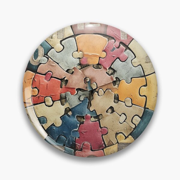 Item preview, Jigsaw Puzzle design Wall Clock 7 designed and sold by Charlies-Artbox.