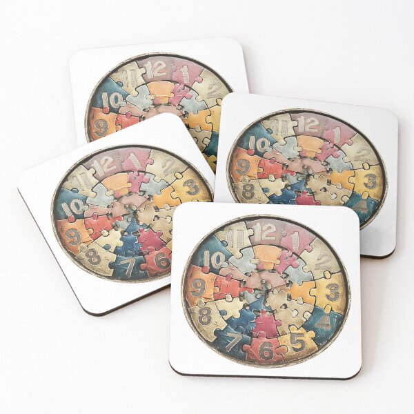 Item preview, Jigsaw Puzzle design Wall Clock 7 designed and sold by Charlies-Artbox.