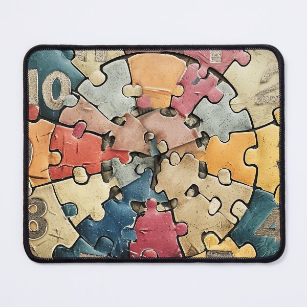 Item preview, Jigsaw Puzzle design Wall Clock 7 designed and sold by Charlies-Artbox.