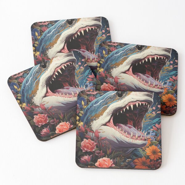 Item preview, Sharks art designed and sold by Rockwpapart.