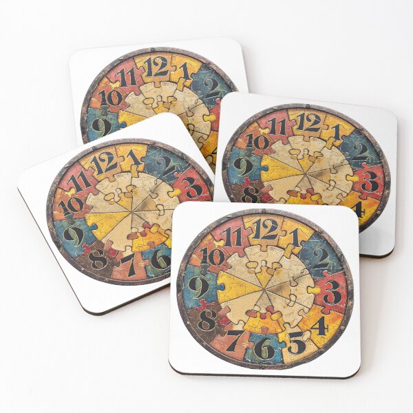 Item preview, Jigsaw Puzzle design Wall Clock 8 designed and sold by Charlies-Artbox.