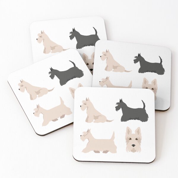 Item preview, Cute Scottish Terrier Dogs designed and sold by TheAnimalZ00.