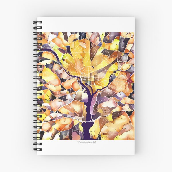 Item preview, Washington DC City Map - Golden Yellow designed and sold by StylishStacks.