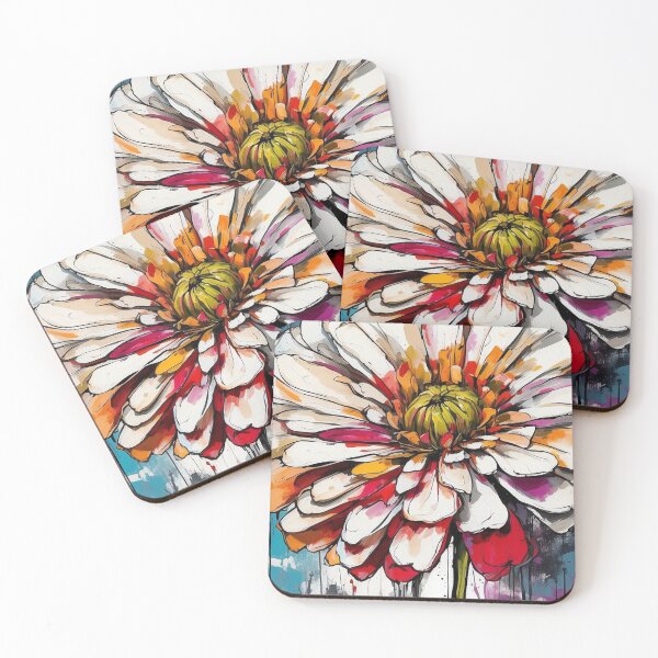 Item preview, Messy Zinnia, Colour drip designed and sold by Planthem.