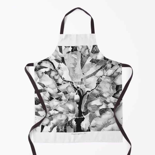 Item preview, Washington DC City Map - Black and White Monochrome designed and sold by StylishStacks.