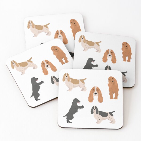Item preview, Cute English Cocker Spaniel Dogs designed and sold by TheAnimalZ00.