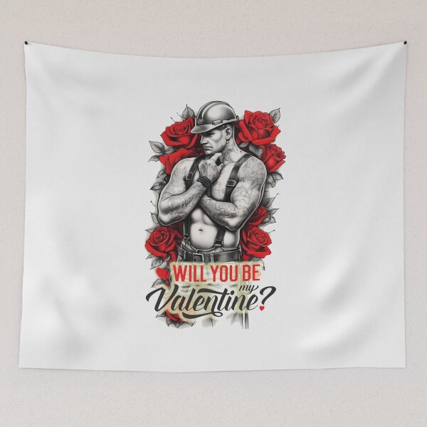 Item preview, Will You Be My Valentine; Scaffolder; designed and sold by StickerApe.