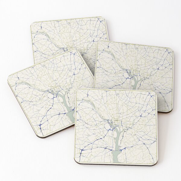 Item preview, Washington DC City Map - Hand-Drawn designed and sold by StylishStacks.