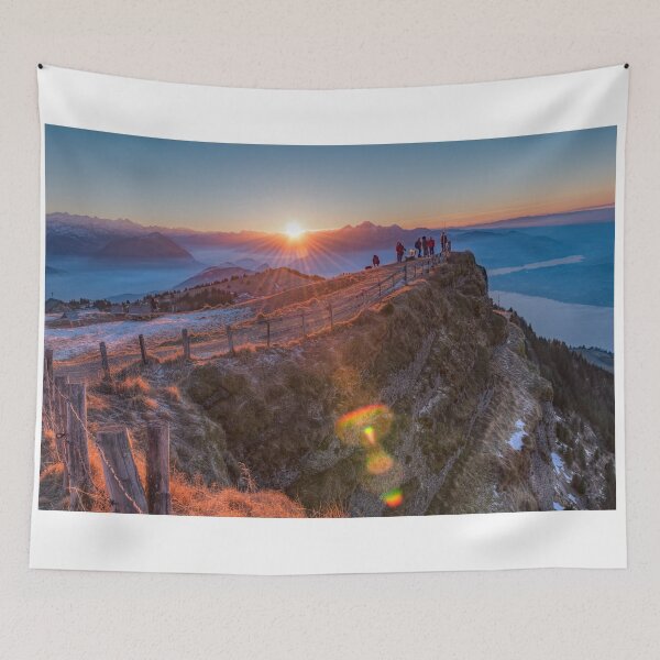 Item preview, Sunset On Top Of The Mt. Rigi - Switzerland designed and sold by Susan Dost.