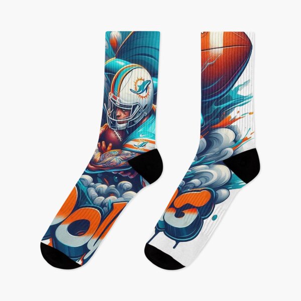 Item preview, Miami Dolphins Graffiti designed and sold by TailorMadeit.