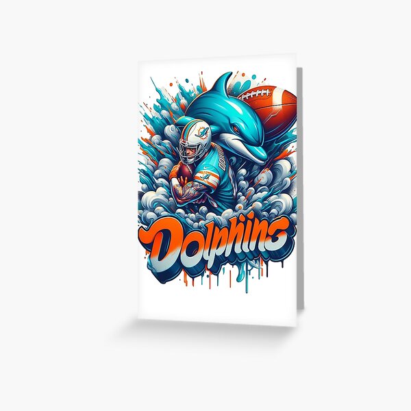 Item preview, Miami Dolphins Graffiti designed and sold by TailorMadeit.