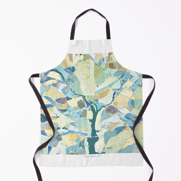 Item preview, Washington DC City Map - Pastel Color Scheme designed and sold by StylishStacks.