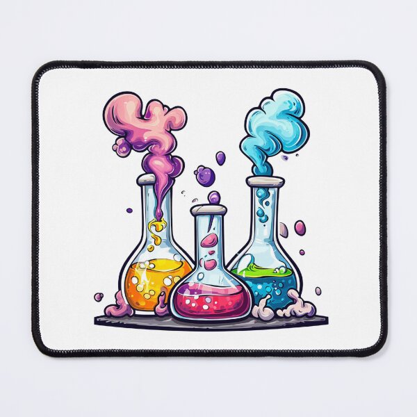 Item preview, Colorful Bubbling Cartoon Chemistry Set designed and sold by DoodleDreamShop.