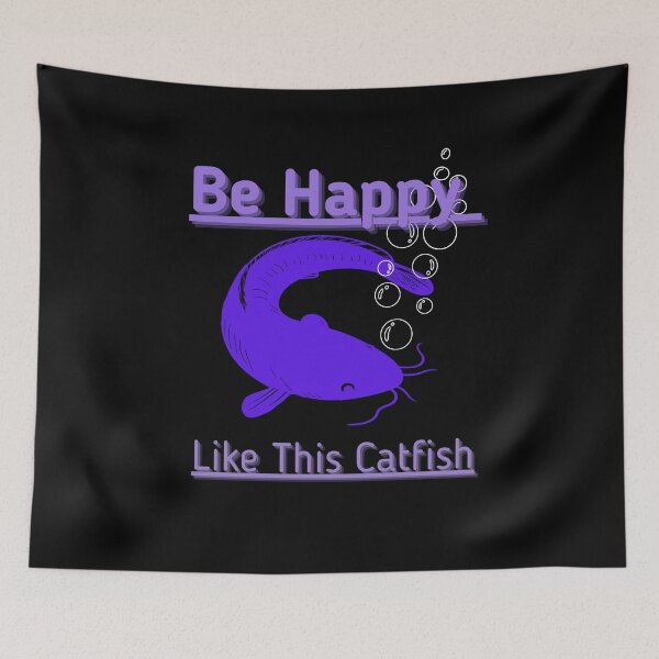 Item preview, Happy Catfish designed and sold by CatfishCreation.