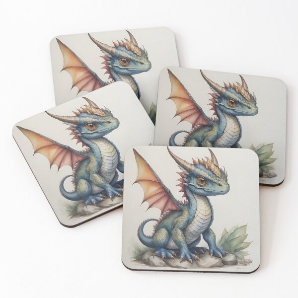Item preview, Adorable Blue Dragon designed and sold by greygoul.