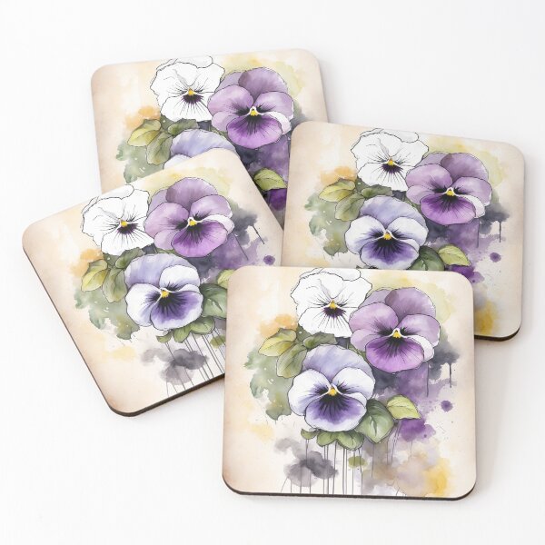 Item preview, Pansy, Watercolor designed and sold by Planthem.