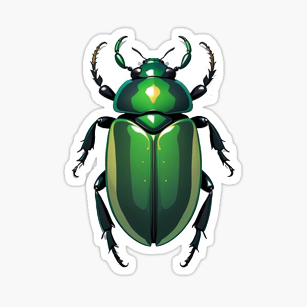Item preview, Green scarab Beetle  designed and sold by Atlantico54.
