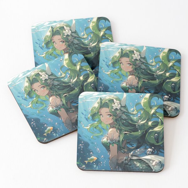 Item preview, Green mermaid designed and sold by Rebelka.