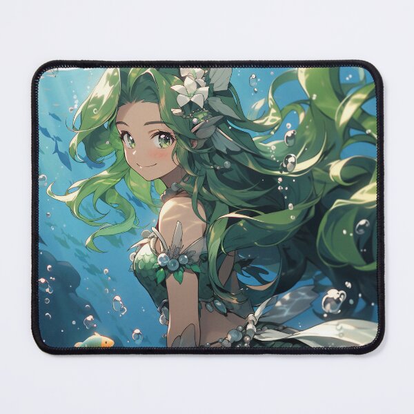 Item preview, Green mermaid designed and sold by Rebelka.