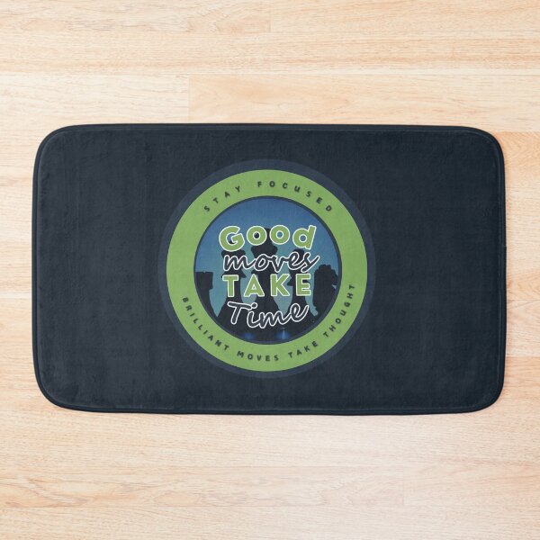 Item preview, Good Moves Take Time - Circle Green designed and sold by ChessiShop.