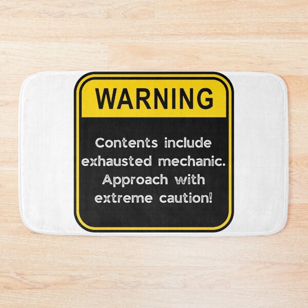 Item preview, WARNING: Contents include exhausted Mechanic! designed and sold by Fredster1966.