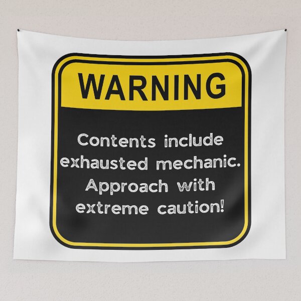 Item preview, WARNING: Contents include exhausted Mechanic! designed and sold by Fredster1966.