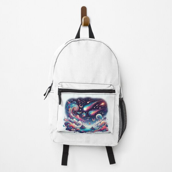 Item preview, Surreal Galaxy and Fantasy Creatures Night Sky Art designed and sold by finwiz.