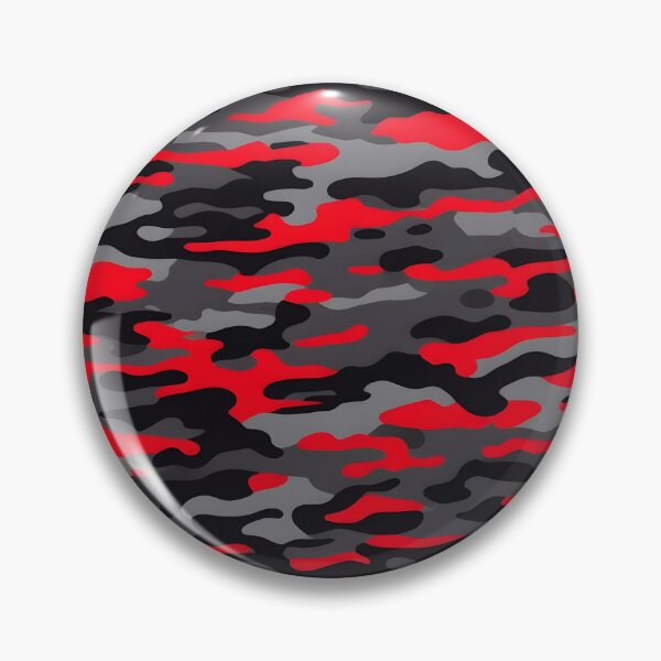 Item preview, Red, gray and Black Camo print designed and sold by TheCamoShop.