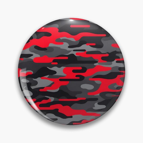 Item preview, Red, gray and Black Camouflage print designed and sold by TheCamoShop.