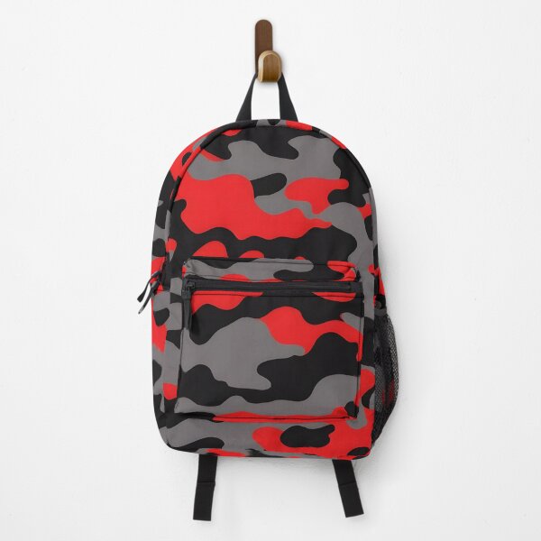 Item preview, Red and Black Camo pattern designed and sold by TheCamoShop.