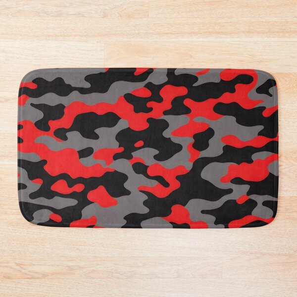 Item preview, Red and Black Camo pattern designed and sold by TheCamoShop.