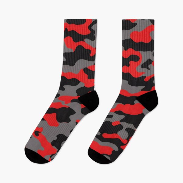 Item preview, Red and Black Camo pattern designed and sold by TheCamoShop.