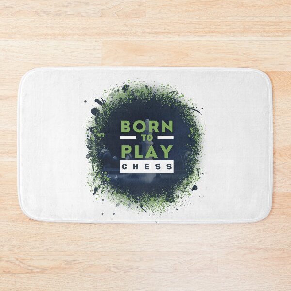 Item preview, Born to Play Chess -  Blue designed and sold by ChessiShop.