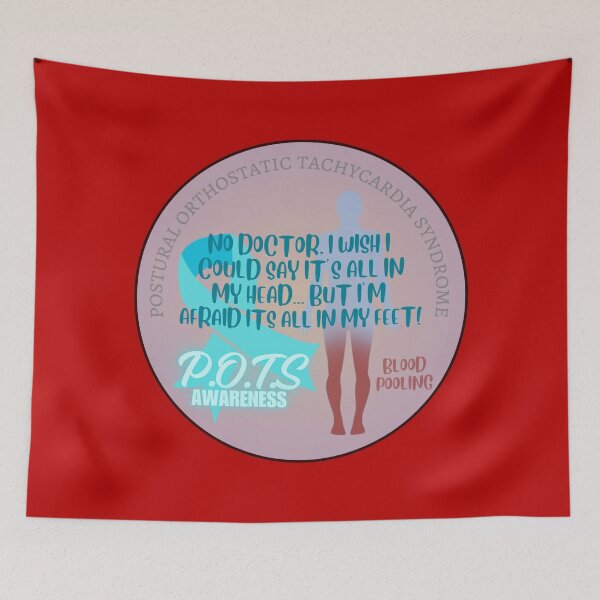 Item preview, Blood Pooling v1 - POTS Awareness designed and sold by blankslategardn.