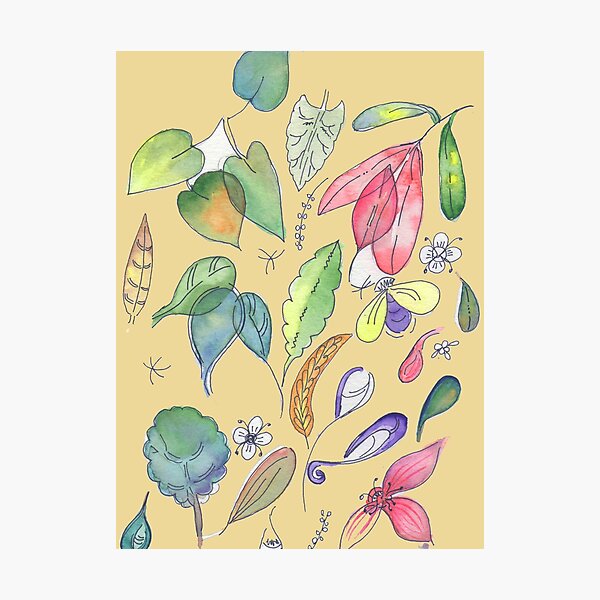 Item preview, multicolored leaves designed and sold by Liliana  Donato.