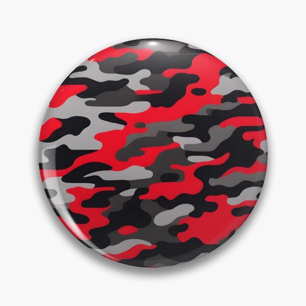 Item preview, Red, gray and Black Camouflage print designed and sold by TheCamoShop.