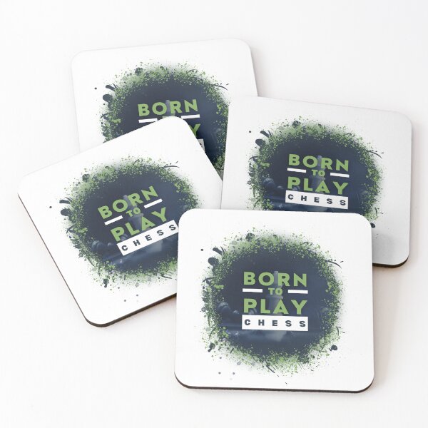 Item preview, Born to Play Chess -  Blue designed and sold by ChessiShop.