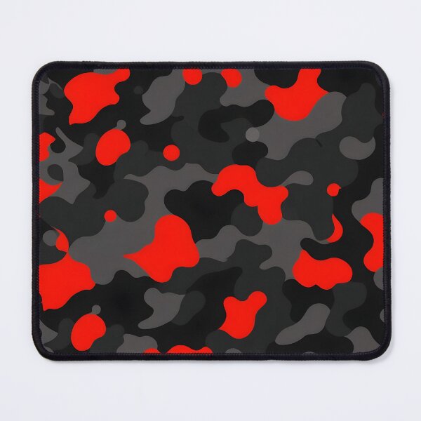 Item preview, Red and Black Camo pattern designed and sold by TheCamoShop.